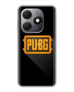 Чехол для TECNO Spark 20 с картинкой «PUBG — рамка лого» Чехол для TECNO Spark 20 с картинкой «PUBG — рамка лого»