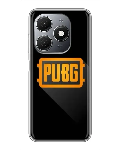 Чехол для TECNO Spark 20 с картинкой «PUBG — рамка лого»