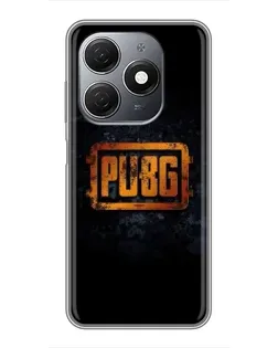 Чехол для TECNO Spark 20 с картинкой «PUBG — золотой логотип» Чехол для TECNO Spark 20 с картинкой «PUBG — золотой логотип»