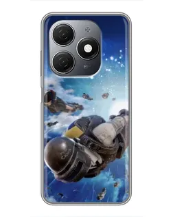 Чехол для TECNO Spark 20 с картинкой «Десант PUBG — прыжок» Чехол для TECNO Spark 20 с картинкой «Десант PUBG — прыжок»