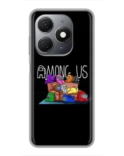 Чехол для TECNO Spark 20 с картинкой «Логотип Among Us» Чехол для TECNO Spark 20 с картинкой «Логотип Among Us»