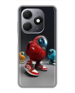 Чехол для TECNO Spark 20 с картинкой «Among Us — 3D стиль» Чехол для TECNO Spark 20 с картинкой «Among Us — 3D стиль»