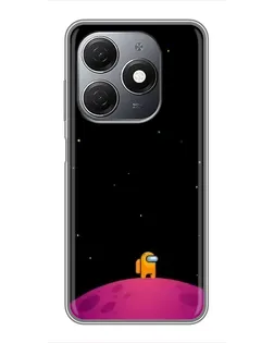 Чехол для TECNO Spark 20 с картинкой «Одинокий герой на планете» Чехол для TECNO Spark 20 с картинкой «Одинокий герой на планете»