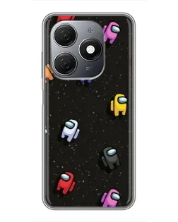 Чехол для TECNO Spark 20 с картинкой «Космический паттерн Among Us» Чехол для TECNO Spark 20 с картинкой «Космический паттерн Among Us»