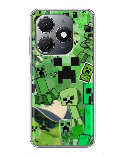 Чохол для TECNO Spark 20 з картинкою «Кріпери Minecraft»