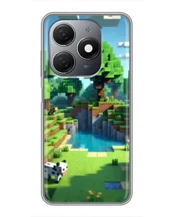 Чохол для TECNO Spark 20 з картинкою «Minecraft літній день»