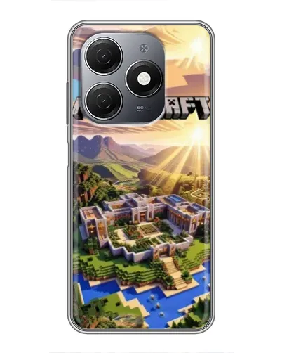 Чохол для TECNO Spark 20 з картинкою «Minecraft панорама»