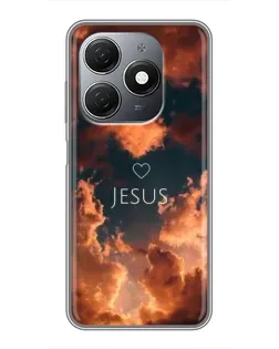 Чехол для TECNO Spark 20 с картинкой «Сияние Имени Jesus» Чехол для TECNO Spark 20 с картинкой «Сияние Имени Jesus»