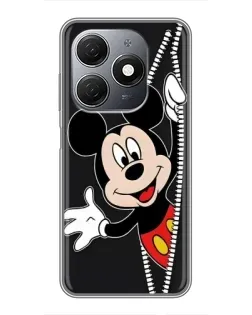 Чехол для TECNO Spark 20 с картинкой «Микки раздвигает стены» Чехол для TECNO Spark 20 с картинкой «Микки раздвигает стены»