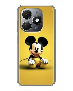 Чехол для TECNO Spark 20 с картинкой «Микки на желтом» Чехол для TECNO Spark 20 с картинкой «Микки на желтом»