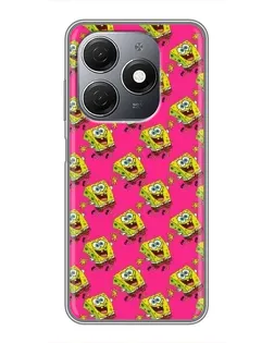 Чехол для TECNO Spark 20 с картинкой «Розовый паттерн» Чехол для TECNO Spark 20 с картинкой «Розовый паттерн»