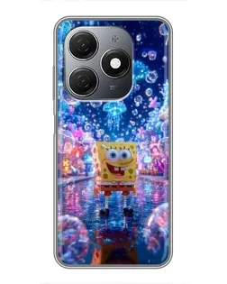 Чехол для TECNO Spark 20 с картинкой «Неоновый океан» Чехол для TECNO Spark 20 с картинкой «Неоновый океан»