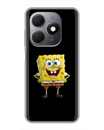 Чехол для TECNO Spark 20 с картинкой «Классический Губка Боб»