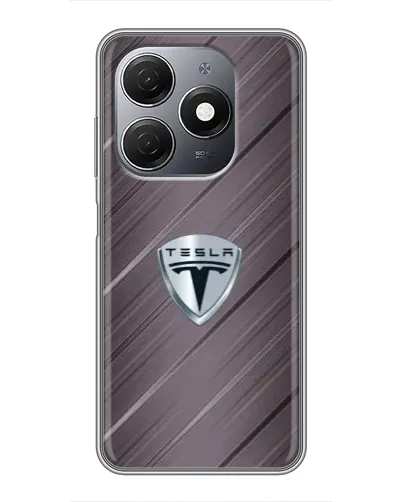 Чехол для TECNO Spark 20 с картинкой «Металлическая текстура Tesla» Чехол для TECNO Spark 20 с картинкой «Металлическая текстура Tesla»