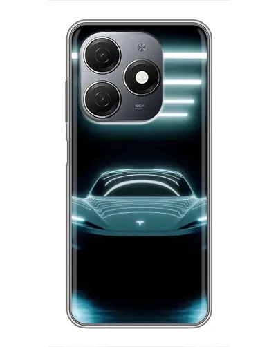 Чехол для TECNO Spark 20 с картинкой «Tesla в неоне» Чехол для TECNO Spark 20 с картинкой «Tesla в неоне»