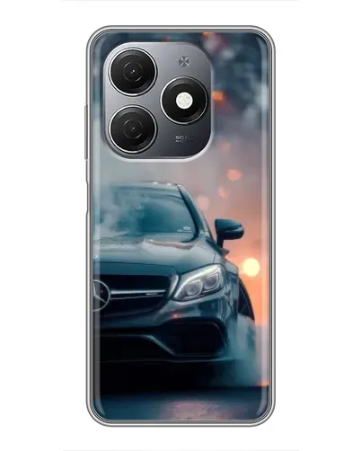 Чехол для TECNO Spark 20 с картинкой «Mercedes — ночной город» Чехол для TECNO Spark 20 с картинкой «Mercedes — ночной город»