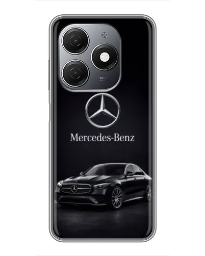 Чехол для TECNO Spark 20 с картинкой «Mercedes — решетка радиатора» Чехол для TECNO Spark 20 с картинкой «Mercedes — решетка радиатора»