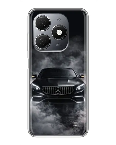 Чехол для TECNO Spark 20 с картинкой «Mercedes в дыму» Чехол для TECNO Spark 20 с картинкой «Mercedes в дыму»