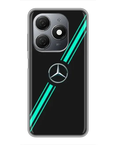 Чехол для TECNO Spark 20 с картинкой «Спортивные линии Mercedes» Чехол для TECNO Spark 20 с картинкой «Спортивные линии Mercedes»