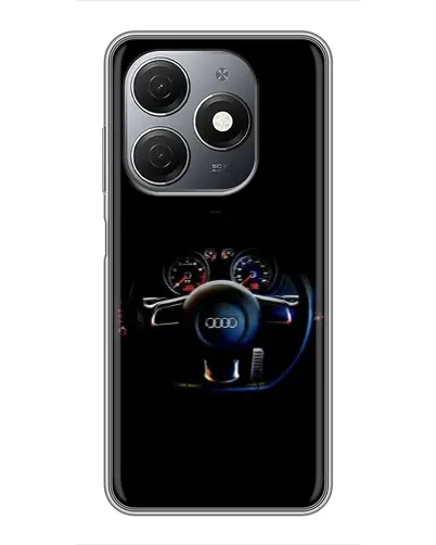 Чехол для TECNO Spark 20 с картинкой «Салон Audi — руль» Чехол для TECNO Spark 20 с картинкой «Салон Audi — руль»