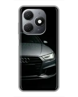 Чехол для TECNO Spark 20 с картинкой «Audi — детализация кузова»