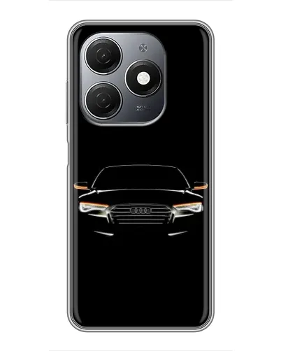 Чехол для TECNO Spark 20 с картинкой «Audi — ночной контур»