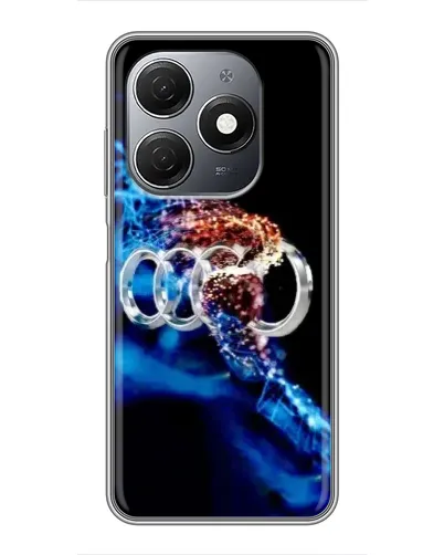 Чехол для TECNO Spark 20 с картинкой «Энергия лого Audi»