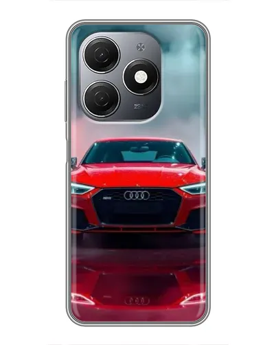 Чехол для TECNO Spark 20 с картинкой «Audi RS — красный стиль» Чехол для TECNO Spark 20 с картинкой «Audi RS — красный стиль»