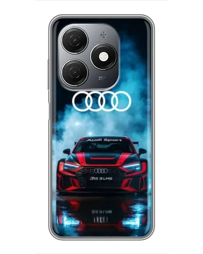 Чехол для TECNO Spark 20 с картинкой «Audi Sport — неон» Чехол для TECNO Spark 20 с картинкой «Audi Sport — неон»