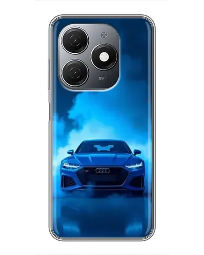 Чехол для TECNO Spark 20 с картинкой «Audi — голубая энергия» Чехол для TECNO Spark 20 с картинкой «Audi — голубая энергия»