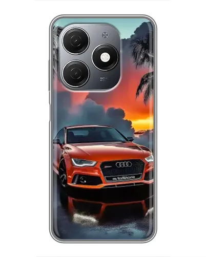 Чехол для TECNO Spark 20 с картинкой «Audi — закат» Чехол для TECNO Spark 20 с картинкой «Audi — закат»