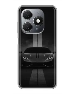 Чехол для TECNO Spark 20 с картинкой «Lamborghini симметрия дорог» Чехол для TECNO Spark 20 с картинкой «Lamborghini симметрия дорог»