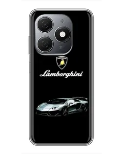 Чехол для TECNO Spark 20 с картинкой «Логотип Lamborghini классика» Чехол для TECNO Spark 20 с картинкой «Логотип Lamborghini классика»