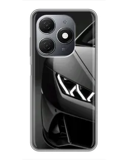 Чехол для TECNO Spark 20 с картинкой «Lamborghini фары детализация» Чехол для TECNO Spark 20 с картинкой «Lamborghini фары детализация»