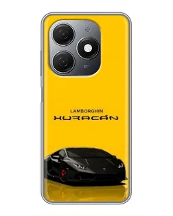 Чехол для TECNO Spark 20 с картинкой «Lamborghini Huracan черный» Чехол для TECNO Spark 20 с картинкой «Lamborghini Huracan черный»
