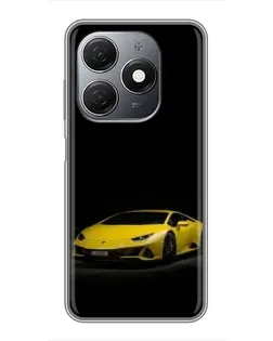 Чехол для TECNO Spark 20 с картинкой «Lamborghini желтый акцент» Чехол для TECNO Spark 20 с картинкой «Lamborghini желтый акцент»