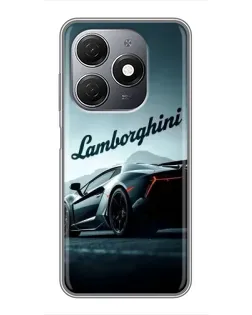 Чехол для TECNO Spark 20 с картинкой «Классическая надпись Lamborghini» Чехол для TECNO Spark 20 с картинкой «Классическая надпись Lamborghini»