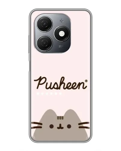 Чехол для TECNO Spark 20 с картинкой «Pusheen логотип» Чехол для TECNO Spark 20 с картинкой «Pusheen логотип»