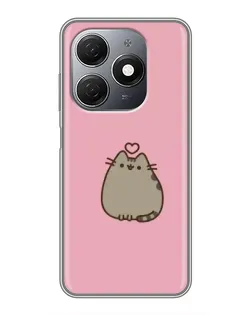 Чехол для TECNO Spark 20 с картинкой «Pusheen сердце» Чехол для TECNO Spark 20 с картинкой «Pusheen сердце»