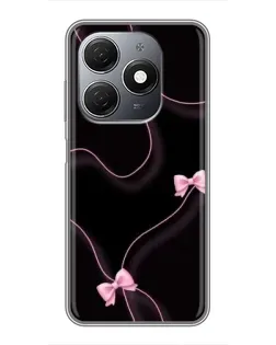 Чехол для TECNO Spark 20 с картинкой «Розовые ленты» Чехол для TECNO Spark 20 с картинкой «Розовые ленты»