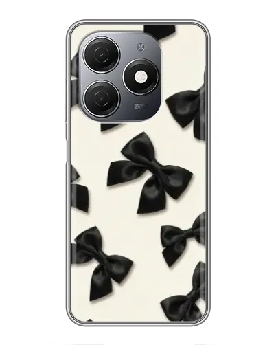 Чехол для TECNO Spark 20 с картинкой «Черные бантики» Чехол для TECNO Spark 20 с картинкой «Черные бантики»