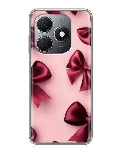 Чехол для TECNO Spark 20 с картинкой «Бордовый атлас» Чехол для TECNO Spark 20 с картинкой «Бордовый атлас»