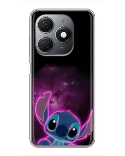 Чехол для TECNO Spark 20 с картинкой «Неоновый Stitch» Чехол для TECNO Spark 20 с картинкой «Неоновый Stitch»