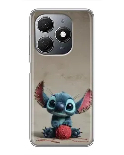 Чехол для TECNO Spark 20 с картинкой «Стич на коричневом фоне» Чехол для TECNO Spark 20 с картинкой «Стич на коричневом фоне»