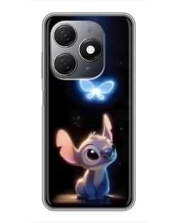 Чехол для TECNO Spark 20 с картинкой «Сияющий Стич» Чехол для TECNO Spark 20 с картинкой «Сияющий Стич»