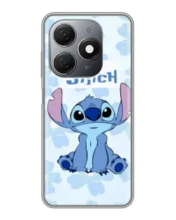 Чехол для TECNO Spark 20 с картинкой «Stitch среди цветов» Чехол для TECNO Spark 20 с картинкой «Stitch среди цветов»