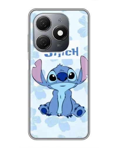 Чехол для TECNO Spark 20 с картинкой «Stitch среди цветов» Чехол для TECNO Spark 20 с картинкой «Stitch среди цветов»
