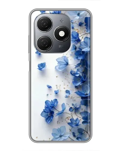 Чехол для TECNO Spark 20 с картинкой «Голубой цветочный каскад» Чехол для TECNO Spark 20 с картинкой «Голубой цветочный каскад»