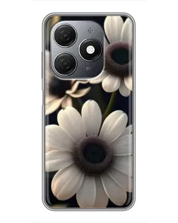 Чохол для TECNO Spark 20 з картинкою «Білі маргаритки макро» Чохол для TECNO Spark 20 з картинкою «Білі маргаритки макро»
