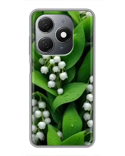 Чохол для TECNO Spark 20 з картинкою «Конвалії в зелені» Чохол для TECNO Spark 20 з картинкою «Конвалії в зелені»